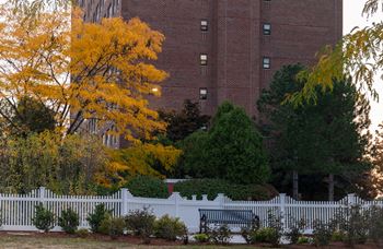 Quiet sitting areas on beautifully landscaped grounds